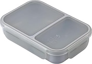 CB Japan DSK Rice Boy Lunch Box, 23.7 fl oz (700 ml), Antibacterial, Light Gray, Securely Secured wi
