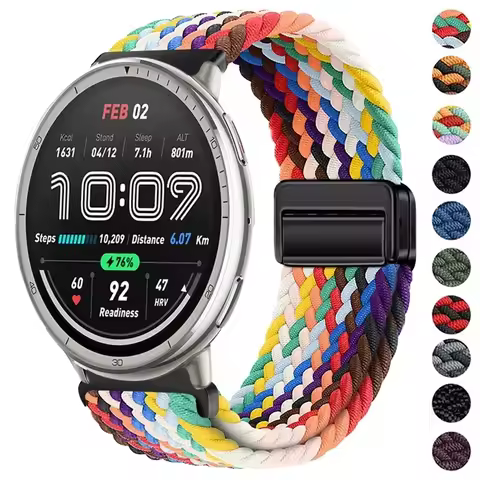20mm 22mm Watch Strap For Amazfit Cheetah 2 Pro/2 Ultra Band Bip Max 6 5 3/Balance 3 2/Active 2 3 Ma