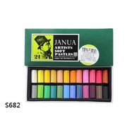 ((Ming の Mall) JANUA Old Man Brand Pastel 24/32/48/64/Long Version 24 Oil Pastel Soft Pastel Crayon 