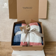 [MOOTIART.ID] HAMPERS SELIMUT COUPLE - Hampers selimut hampers couple wedding gift kado pernikahan h