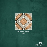 KERAMIK 40X40 MONTASIO BEIGE MATT - MULIA TILE