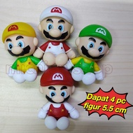 Super Mario Bros Set of 4/ Miniature Topper Display