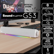 ลำโพง Soundbar Creative Sound Blaster GS3 ไร้สาย Bluetooth 5.4 พร้อมไฟ RGB เสียงดังชัด 24W