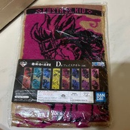 全新 日本直送 海賊王 One piece 一番賞  D賞 Eustass Captain Kid 尤斯塔斯船長基德 長毛巾 Towel