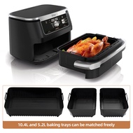 Hot Sale Silicone Baking Pan Three-Piece Set 10.4L/5.2L Air Fryer Suitable for Ninja AF500