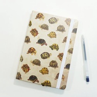 【陸龜先生】水彩插畫 花樣精裝硬皮筆記簿
