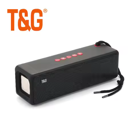 T&G TG271 Bluetooth Speaker Portable Wireless Speakers Bass Column Waterproof Outdoor USB TF Subwoof