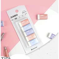 Hwarang Jumbo Pro Mini Eraser – White (3 Sets)