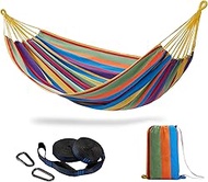 CHULIM Brazilian Double Hammock with Tree Straps,Extra Large 94x63IN,2 Persons Hammock for Backyard 