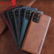 Sam Sung Galaxy S10 / S10 Plus / S20 / S20 Plus / S20 Ultra leatherette case X-level brand shockproof flexible edge