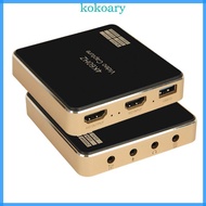 KOK 4K60FPS Video Capture Card USB3 0 Fast Speed Port Plugs Play Operation Metal Housing Design
