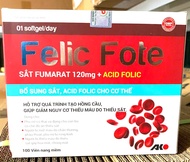 Fe Folic bổ sung sắt và acid folic giảm thiếu máu do thiếu sắt hỗ trợ quá trình tạo máu dạng voie