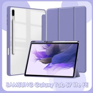 Acrylic Clear Tablet Case For Samsung Galaxy Tab S9 Plus Cover S7 FE S8 Plus S7 Plus 12.4 S9 S8 S7 11 S6 Lite 2022 10.4 A8 10.5 All-inclusive Protection with pen slot Tablet Cover
