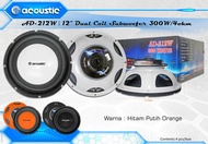 SUBWOOFER ACOUSTIC AC 1281 12 INCH DOUBLECOIL