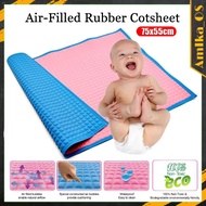 Alas Getah Tukar Lampin/ Tikar Alas Bayi/ Baby Air Filled Rubber Cot Sheet Cotsheet Waterproof Mattress Protector