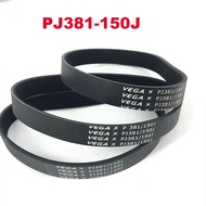 VEGA V-Belt PJ381/150J 3 ribs 4 ribs 5 ribs 6 ribs 7 ribs 8/9 Ribs For DIY RC Model Motor Transmissi