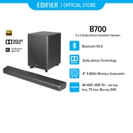 Edifier B700 - 5.1.2 Soundbar Speaker | Dolby Atmos | eARC | Bluetooth 5.0 | Wireless Subwoofer