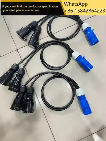 Cordon d'alimentation pour éclairage, Cayplug uniquement, bleu, 16A, mâle 1/2, 1/2