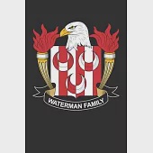 Waterman: Waterman Coat of Arms and Family Crest Notebook Journal (6 x 9 - 100 pages)