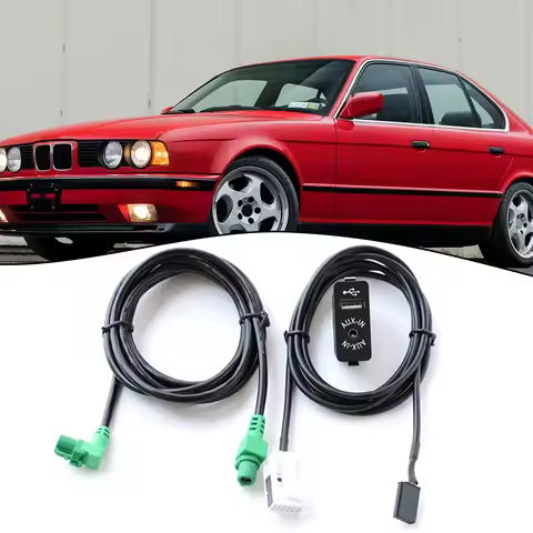 Aftermarket USB Aux Port Adapter for BMW E87 E90 E91 E92 E60 E61 F07 F10 F11 F12 F13 F01 F02 F03 X1 