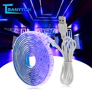 Tranyton Lighting UV LED Strip Light 5V DC 2835 0.5M 1M 2M Waterproof Purple Ribbon Ultraviolet USB 