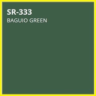 ∈ ❃ ◆ SR 333 BAGUIO GREEN DAVIES SUN AND RAIN ELASTOMERIC PAINT 1 LITER
