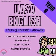 X17 UASA ENGLISH YEAR 6 EXAM MODEL PAPER 5 SETS SJKC Primary 华小英文英语  六年级年终评估模拟试卷