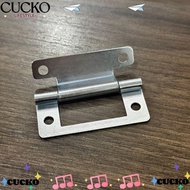 CUCKO 5pcs/set Door Hinge, Interior No Slotted Flat Open, Practical Folded Connector Soft Close Close Hinges Furniture Hardware