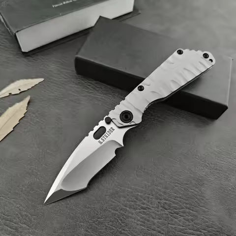Strider Folding Knife TC4 Titanium Alloy Handle D2 Blade Outdoor Camping Hunting Defense Emergency S