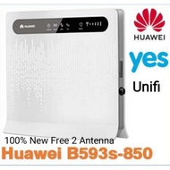 New MODIFIED Huawei B593S-850 150Mbps 3G LTE Wifi Wireless Router - Sim Card Slot