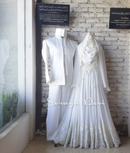 Gaun Pengantin Muslimah Syar'I Gamis Walimah Wedding Dress Muslimah