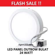 Led Panel Downlight 24W White 24 W Watt 24Watt Outbow Round Ob