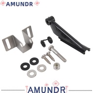 AMUNDR Transducer Bracket, 000 10262 001 Bracket Skimmer Transom Mount, Compatible Accessory Shockpr