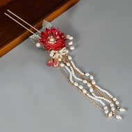 FZ001 Handmade Acrylic Tassel Hairpin for Women Stylish Accessory