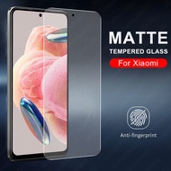 Matte Anti Fingerprint Tempered Glass for Xiaomi 13T 13 12T 11T Mi 11 Lite 5G NE 9T 9 Redmi Note 12 11 Pro Plus 12S 1S 10C 13C 9 9S Poco C65 F5 M4 M3 X4 F4 GT X3 NFC F3 F2 Pro Frosted Screen Protector Film