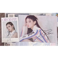 itzy lia checkmate親簽明信片 cheshire親簽海報