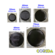 [1 BOX] KIBI Tube Patches / Tyre Patch Tyre Repair Tool 32mm/42mm/50mm/60mm/75mm