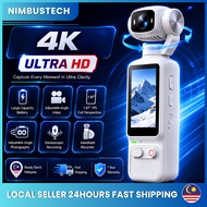 Mini Pocket Action Camera 4K HD Sports Camera Portable Video Recorder 180° Rotatable Camera