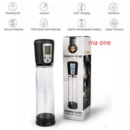 HOT DEAL Electronic LCD Display Penis Pump USB Rechargeable Male Vacuum Pump Penis(FREE 2 PC SIYI)