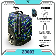 School Trolley Bag ( BIG WHELE) Boys' Push Suitcase RPG 23003 - Travel Suitcase Bag beg roda sekolah