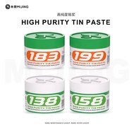 MIJING High Purity Solder Tin Paste 138℃ 158℃ 183℃ 199℃