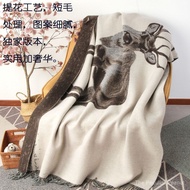 Wool Blanket Shawl Bed Blanket Cashmere Blanket Nap Blanket Animal Autumn Winter Wool Blanket