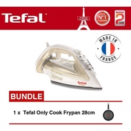 Tefal Steam Iron FV4911 + Tefal Only Cook Frypan (28cm)