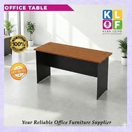 KLOF 4 Feet Office Table Rectangular /Study Table /Meja Study /Meja Pejabat /Meja Tulis