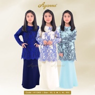 Baju Kurung Budak Lace Nadiya Kanak-Kanak Kids Baby Girl 4113KD (XS-2XL) Raya 2023 [AY2023]