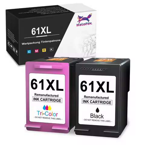 2pcs #61 XL Black & Tri-Color Ink Cartridge For HP ENVY 4500 4501 4503 4504 4505
