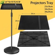 MIO SHOP 1Pcs Projectors Tray, 1/4in Screw Adapter Black Platform Holder,  S/M/L Plastic Sound Card 