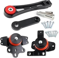 Black Racing Car Engine Part Transmission Mounts For Vw For Jetta Mk5 Mk6 For Golf Gti R 2.5 05-13 E
