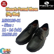 Macerio Formal Black Shoes Big Size M30195-01