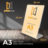 Acrylic A3 Brochure/ A3 Brochure